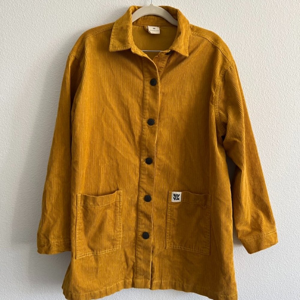 Lucy & Yak Organic Corduroy Mustard - XS